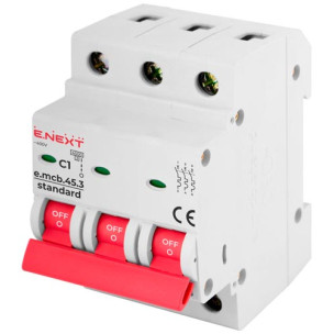 Модульний автоматичний вимикач e.mcb.stand. 45.3.C1 s002024