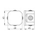 Коробка розподільна e.db.pro.d50.50 p016107