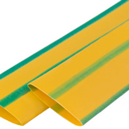 Термоусадочная трубка e.next 1/0,5, 1м, желто–зеленая s024191
