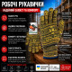 Рукавички DOLONI 4242 трикотажні жовті з пвх Рябушка 10 клас