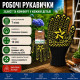 Робочі рукавички DOLONI 562 ДКГ Зірка чорна жовтий малюнок