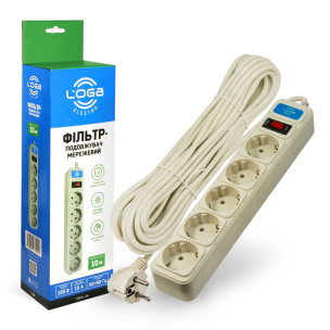 Подовжувач LOGA з фільтром 10,0 м L-905 Подовжувач LOGA з фільтром 10,0 м L-905