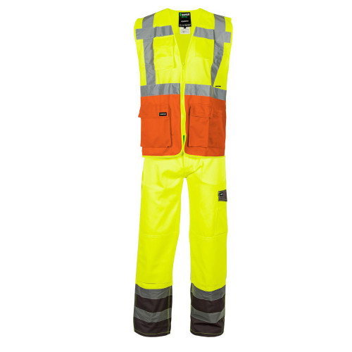 Жилет сигнальний світловідбиваючий COVENTRY лимонно-жовтогарячий