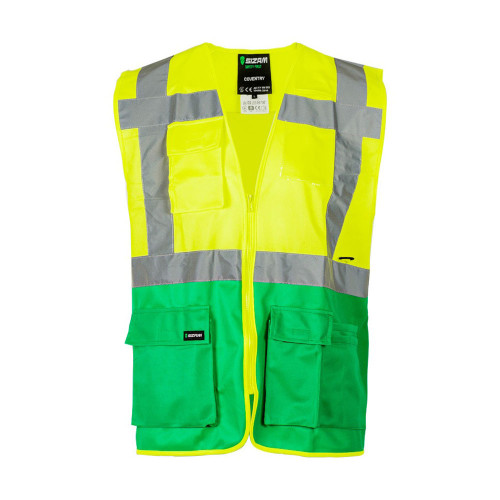 Жилет сигнальний світловідбиваючий COVENTRY зелений