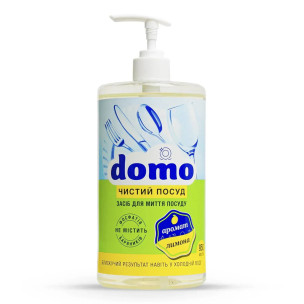 Средство для мытья посуды Безфосфатное Лимон 950 мл Domo