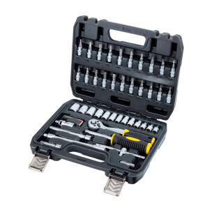 Набір торцевих насадок і біти 1/4" 46шт CrV SIGMA