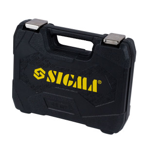 Набір торцевих насадок і біти 1/4" 46шт CrV SIGMA