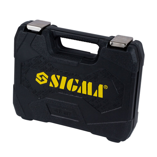 Набір торцевих насадок і біти 1/4" 46шт CrV SIGMA