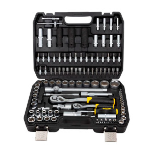 Набір торцевих насадок і біти 1/4" 1/2" 114шт CrV SIGMA