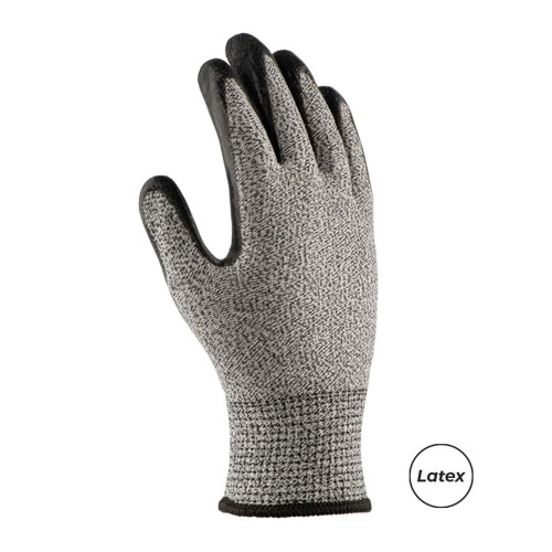 Рабочие перчатки антипорезы DOLONI с латексным обливом