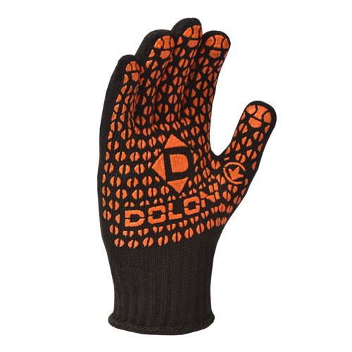 Перчатки рабочие DOLONI 10316 ДКГ черная красный рисунок