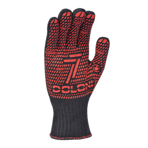 Рабочие перчатки DOLONI 10319 ДКГ черная красный рисунок