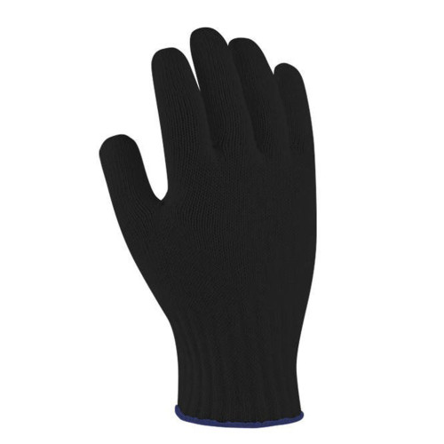 Робочі трикотажні рукавички з ПВХ крапкою чорні Україна 10 клас