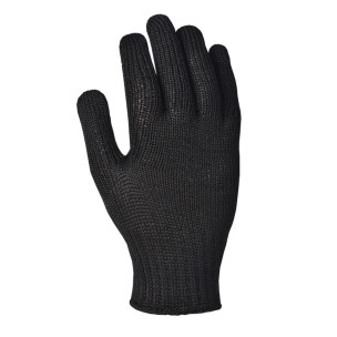 Робочі рукавички DOLONI 4080 ДКГ Зірка чорна жовтий малюнок