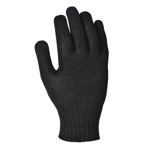 Робочі рукавички DOLONI 4080 ДКГ Зірка чорна жовтий малюнок