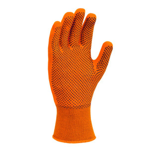 Робочі рукавички DOLONI 4111 ДКГ помаранчева з 2х стороннім чорним ПВХ АВТО