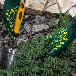 Рабочие перчатки DOLONI 4116 ДКГ с ПВХ Весенние цветы