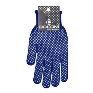Перчатки рабочие DOLONI 4412 синие нейлоновые