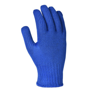 Робочі рукавички DOLONI 4450 трикотажні сині з пвх універсал PROFI 10 клас