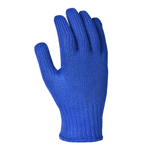Рабочие перчатки DOLONI 4450 трикотажные синие с пвх универсал PROFI 10 класс