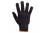 Рабочие перчатки Корона чёрная с рисунком ПВХ
