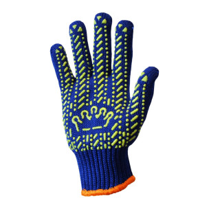 Рукавички Корона сині з малюнком ПВХ Рукавички Корона сині з малюнком ПВХ