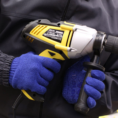 Рабочие перчатки DOLONI 646 с рисунком ПВХ 