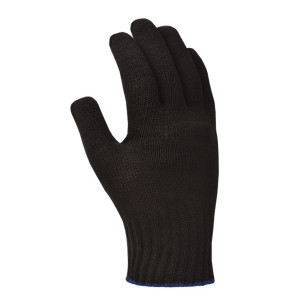 Рабочие перчатки DOLONI 667 с точкой ПВХ черные