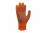 Рабочие трикотажные перчатки TOP оранжевые с ПВХ точкой