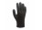 Робочі трикотажні рукавички TWIST чорні із ПВХ крапкою