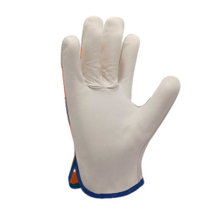 Рабочие перчатки TRIDENT 7810 кожаные комбинированые