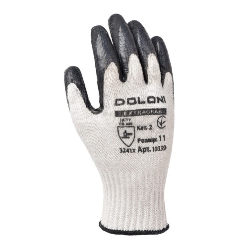 Рабочие перчатки DOLONI 10339 EXTRAGRAB с латексным покрытием 