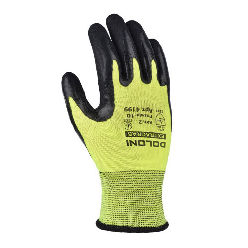 Рукавички DOLONI 4199 трикотажні з латексним покриттям, неповна обливка