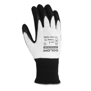 Робочі рукавички DOLONI 4200 трикотажні з латексним покриттям Робочі рукавички DOLONI 4200 трикотажні з латексним покриттям
