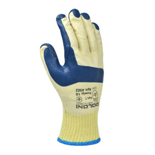 Рабочие перчатки DOLONI 4502 рабочие 10 G T/C с облитой ладонью