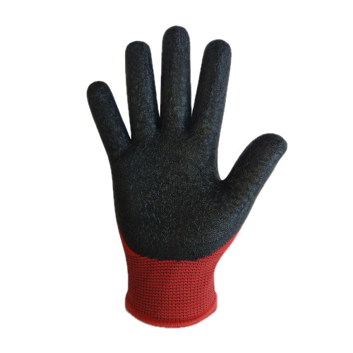 Рабочие перчатки Trident 1316 полиэстеровые с рифлёным латексным покрытием 