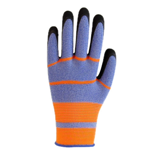 Робочі рукавички зі спіненим латексним покриттям р.8