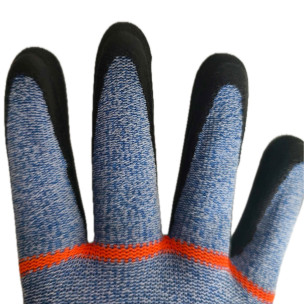 Рабочие перчатки со вспененным латексным покрытием р.8