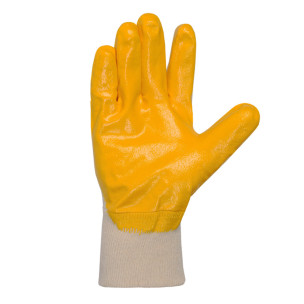 Робочі рукавички DOLONI 4523 жовтий нітрил