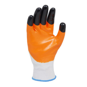 Робочі рукавички DOLONI 4564 трикотажні з нітриловим покриттям