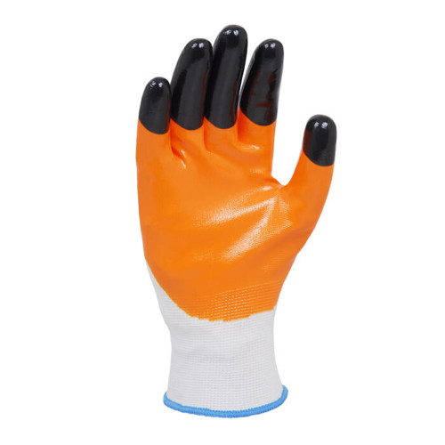 Робочі рукавички DOLONI 4564 трикотажні з нітриловим покриттям