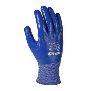 Робочі рукавички DOLONI 4581 трикотажні з нітриловим покриттям Робочі рукавички DOLONI 4581 трикотажні з нітриловим покриттям