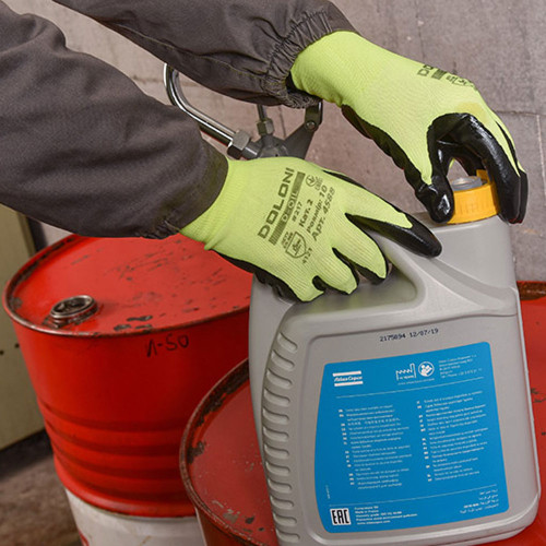 Робочі рукавички DOLONI 4587 D-OIL з нітрильною обливою розмір 8