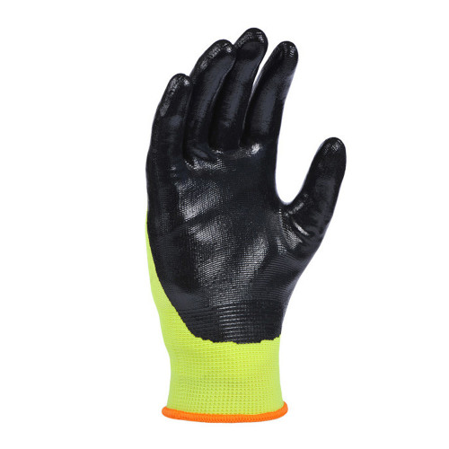 Робочі рукавички DOLONI 4587 D-OIL з нітрильною обливою розмір 8