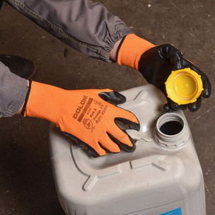 Рабочие перчатки DOLONI 4589 D-OIL с нитриловым обливом размер 10