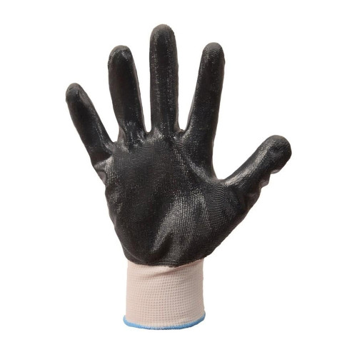 Рабочие перчатки Mastertool бесшовные серый нитрил