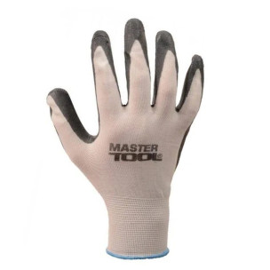 Робочі рукавички сірі Mastertool безшовні сірий нітрил Робочі рукавички сірі Mastertool безшовні сірий нітрил