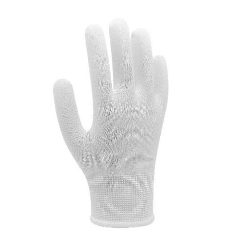 Робочі рукавички нейлонові білі без ПВХ