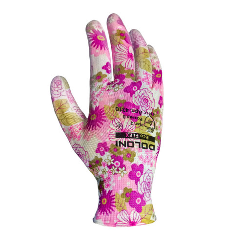 Перчатки рабочие DOLONI 4310 D-FLEX ECO с полиуретановым покрытием