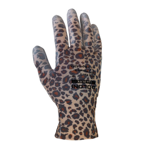 Перчатки рабочие DOLONI 4311 D-FLEX ECO с полиуретановым покрытием